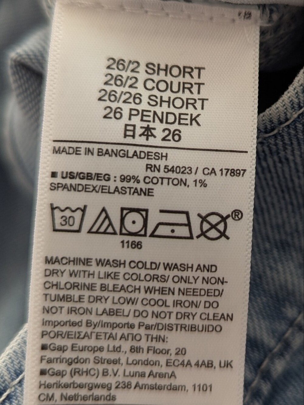 GAP Mid Rise 90s Loose Cargo Slouch Jeans Size 26 / 2 Short - Picture 11 of 12